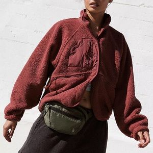 FREE PEOPLE Hit The Slopes Fleece Jacket